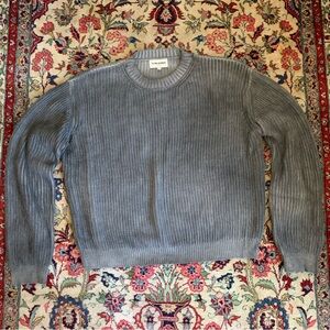 K Two Studios “Dyed Fisherman Knit” - Gray - M